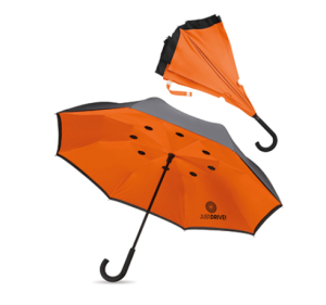 23 "reversibler, winddichter Regenschirm - Reklamnepredmety