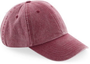 6 Panel Niedrigprofil Kappe "Vintage" - Reklamnepredmety
