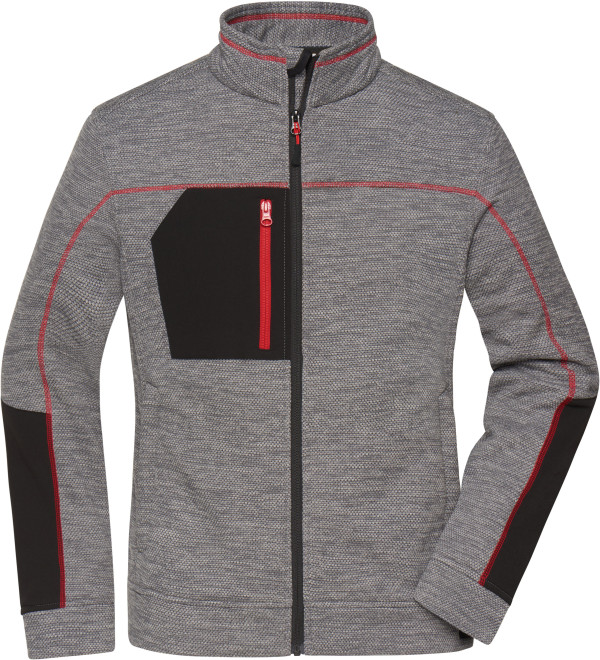 Damen Strickfleece Jacke