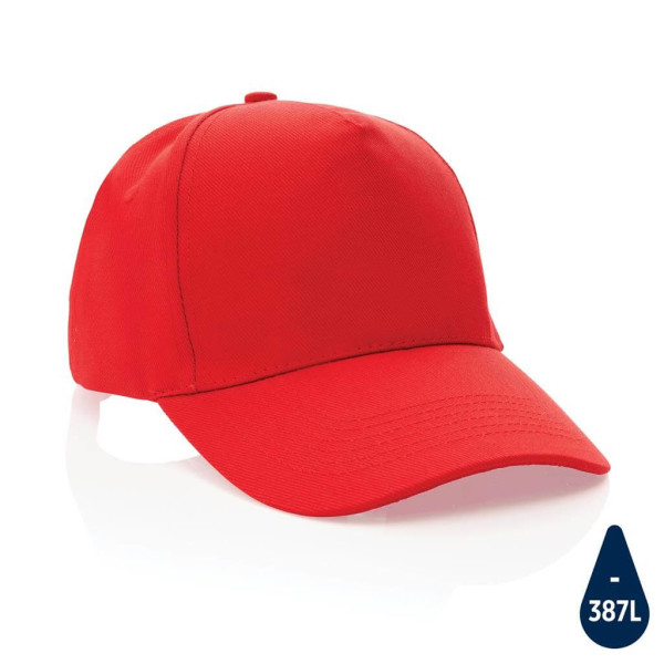 Impact 5 Panel Kappe aus 280gr rCotton mit AWARE™ Tracer, na