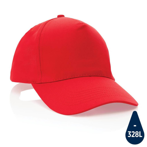 Impact 5 Panel Kappe aus 190gr rCotton mit AWARE™ Tracer x,