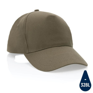 Impact 5 Panel Kappe aus 190gr rCotton mit AWARE™ Tracer x, - Reklamnepredmety