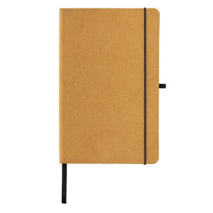 A5 Hardcover Notizbuch aus PU, braun - Reklamnepredmety