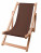 Skladacia stolička z polyesteru pre deti - DRF22KIDS_Brown-22 - variant Ls 1000319473