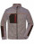 Pánska flisová bunda s kontrastným prešívaním - JN1818_Carbon-Melange_Black_Red - variant Ls 1000316331