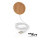10W Bambus magnetischer Wireless Charger, braun