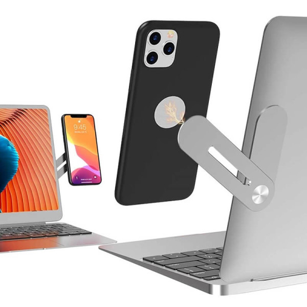 Hliníkový magnetický držiak mobilu na monitor