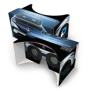 Foldable cardboard 3D virtual glasses with full-area printing - Reklamnepredmety