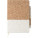 Cork and linen notebook andwheatstraw ballpen