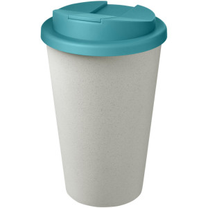 Americano® Eco 350 ml recycelter Becher mit auslaufsicherem Deckel - Reklamnepredmety