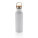 Moderne Stainless-Steel Flasche mit Bambusdeckel, grün - p436.833__b_1 - variant XD P436.833