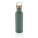 Moderne Stainless-Steel Flasche mit Bambusdeckel, grün - p436.837__b_1 - variant XD P436.837