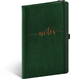 NOTIQUE Notes Samet Typo, linajkovaný, 13 × 21 cm - Reklamnepredmety