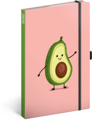 NOTIQUE Notizzettel Avocado, liniert, 13 x 21 cm - Reklamnepredmety
