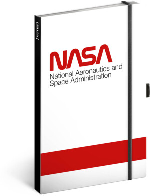 NOTIQUE Notes NASA Worm, linajkovaný, 13 x 21 cm - Reklamnepredmety