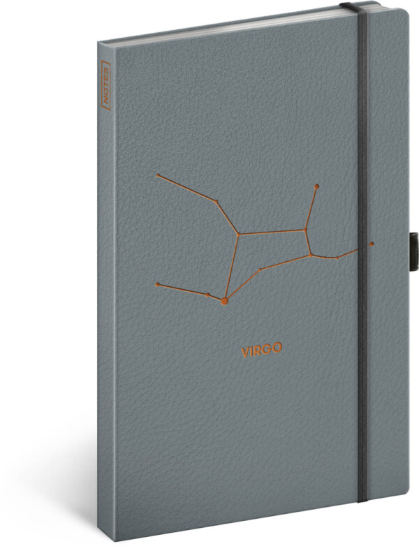 NOTIQUE Notes Zverokruh Panna, linajkovaný, 13 x 21 cm