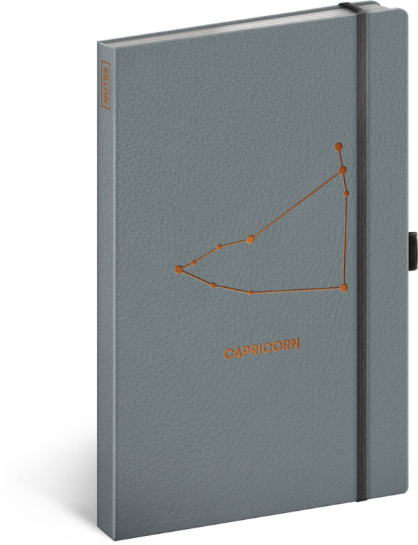 NOTIQUE Notes Zverokruh Kozorožec, linajkovaný, 13 x 21 cm