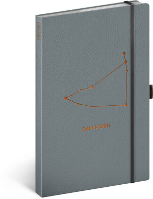 NOTIQUE Notes Zverokruh Kozorožec, linajkovaný, 13 x 21 cm - Reklamnepredmety