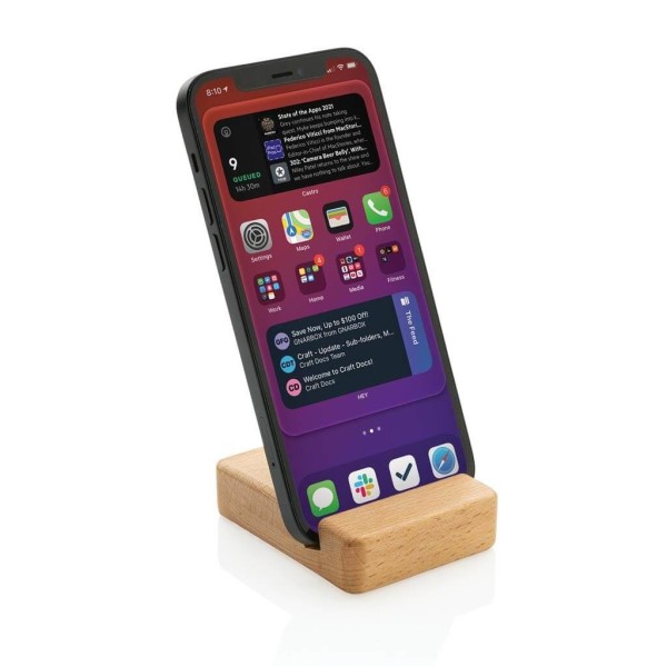 Bambus Smartphone-Halter, braun