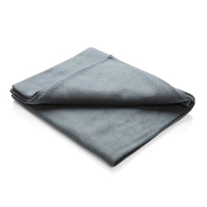 Fleece-Decke im Etui, navy blau - Reklamnepredmety