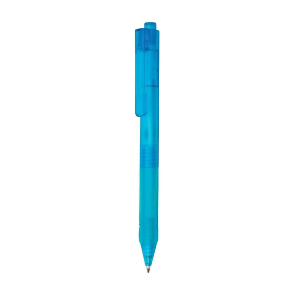 X9 Stift gefrostet mit Silikongriff, navy blau