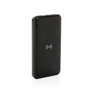 Wireless Powerbank aus RCS Standard recyceltem Kunststoff, s - Reklamnepredmety