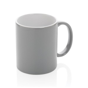 Basic Keramiktasse, grün - Reklamnepredmety