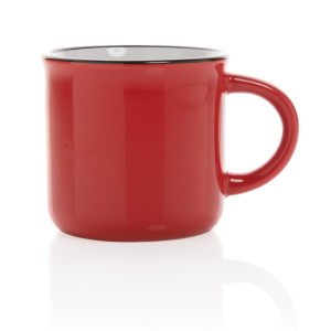 Vintage Keramiktasse, grün - Reklamnepredmety