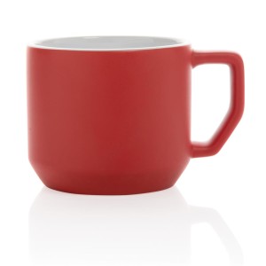 Moderne Keramiktasse, grün - Reklamnepredmety