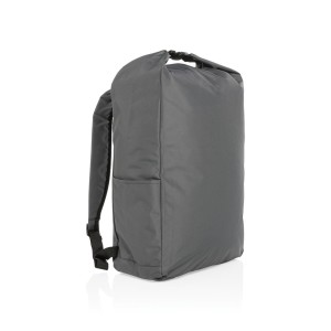 Impact AWARE™ RPET Basic Rolltop-Rucksack, navy blau - Reklamnepredmety