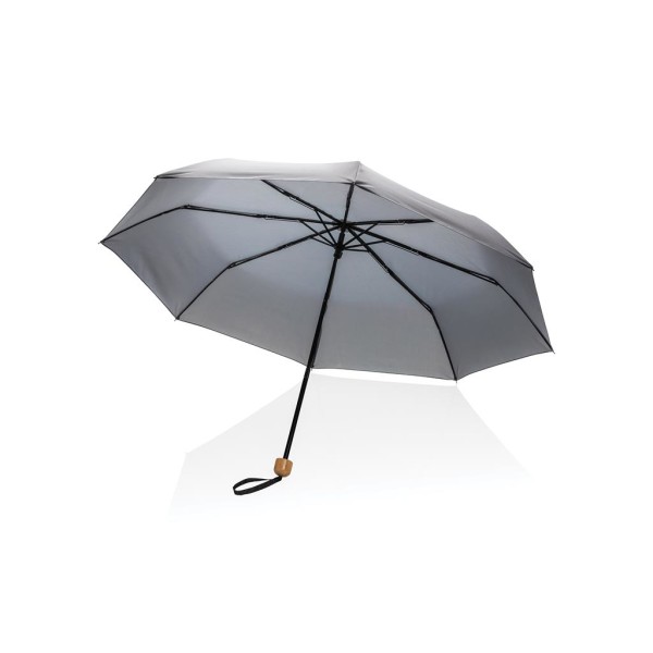 20.5" Impact AWARE™ RPET 190T Pongee Bambus Mini-Schirm, nav