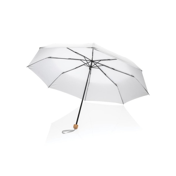20.5" Impact AWARE™ RPET 190T Pongee Bambus Mini-Schirm, nav