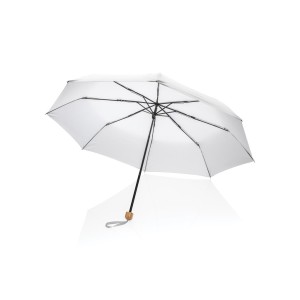 20.5" Impact AWARE™ RPET 190T Pongee Bambus Mini-Schirm, nav - Reklamnepredmety