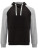 Mikina Badet s kapucňou - RY1058_Black-02_Heather-Grey-58 - variant Ls 1000335326