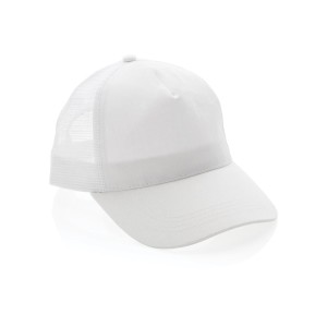 Impact AWARE™ 190gr Brushed rCotton 5 Panel Trucker-Cap, nav - Reklamnepredmety