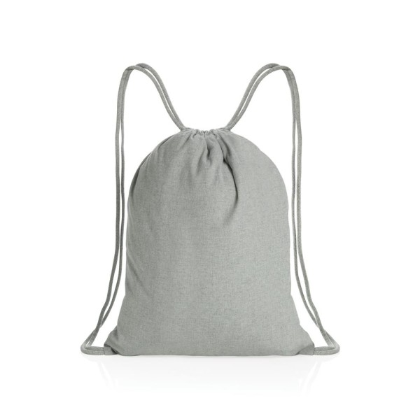Impact AWARE™ recycelter Baumwoll-Sportbeutel 145gr, navy bl