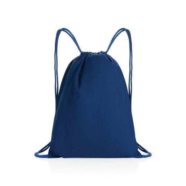 Impact AWARE™ recycelter Baumwoll-Sportbeutel 145gr, navy bl