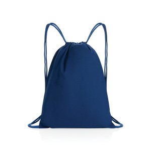 Impact AWARE™ recycelter Baumwoll-Sportbeutel 145gr, navy bl - Reklamnepredmety