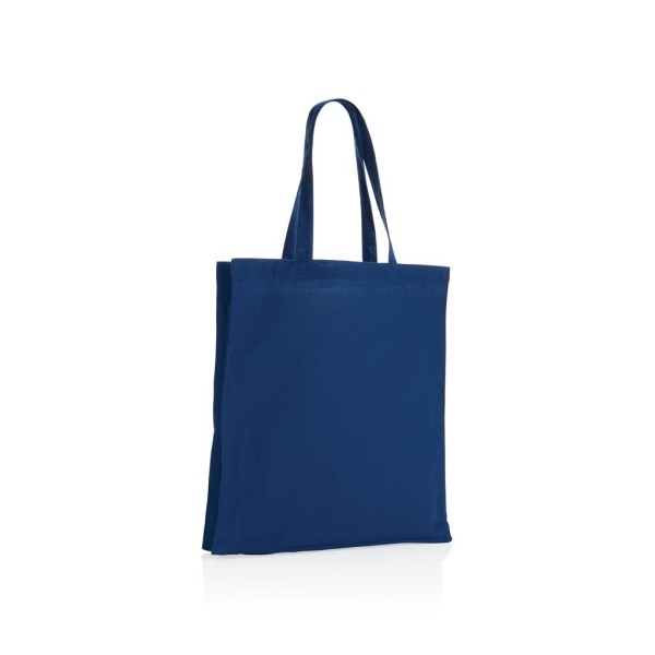 Impact AWARE™ recycelte Baumwolltasche 145gr mit Boden, navy
