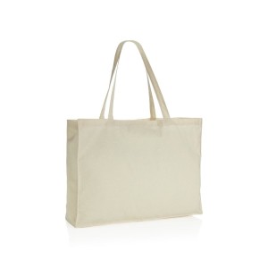 Impact AWARE™ recycelte Baumwoll-Shopper 145gr, navy blau - Reklamnepredmety