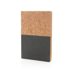 A5 Kork & Kraft Notizbuch, grün - Reklamnepredmety