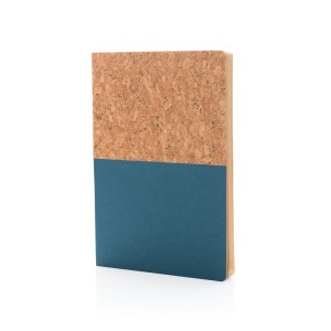 A5 Kork & Kraft Notizbuch, grün - Reklamnepredmety