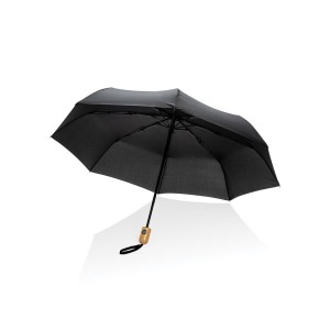 21" Impact AWARE™ RPET 190T Bambus-Schirm autom. open/close, - Reklamnepredmety