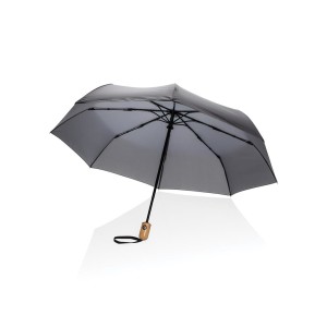 21" Impact AWARE™ RPET 190T Bambus-Schirm autom. open/close, - Reklamnepredmety