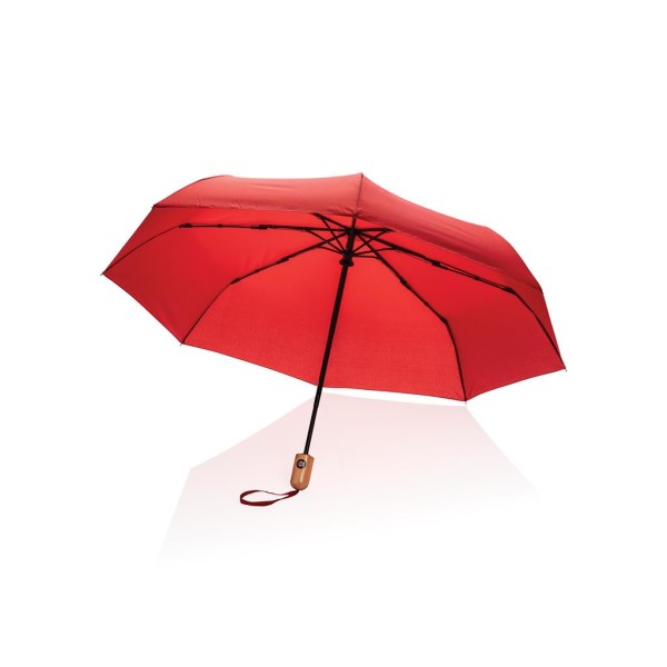 21" Impact AWARE™ RPET 190T Bambus-Schirm autom. open/close,
