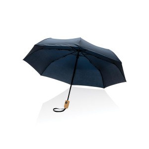 21" Impact AWARE™ RPET 190T Bambus-Schirm autom. open/close, - Reklamnepredmety