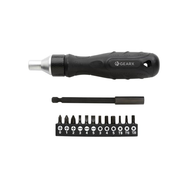 Gear X Ratschen-Schraubendreher, schwarz