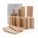 Kubb Wikingerschach-Spiel aus Holz, braun