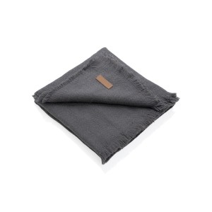 Ukiyo Aware™ Polylana® gewebte Decke 130x150cm, grau - Reklamnepredmety