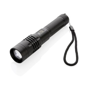 Gear X wiederaufladbare USB Taschenlampe, schwarz